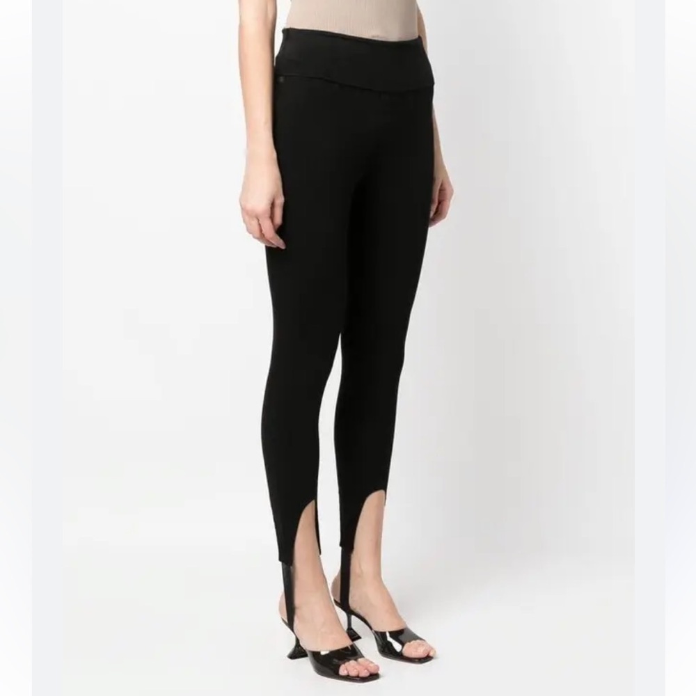 Citizens of humanity Black Women's high waisted stirrup leggings